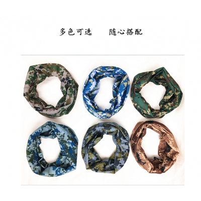拉练驻训神器 迷彩脖套头巾面罩野外脖套 多色可选（100个/箱）
