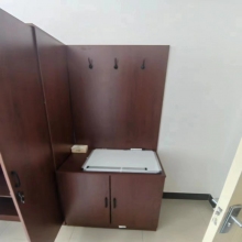 无畏战舰 鞋柜衣帽架一体家用进门口鞋柜带挂衣架一体和挂衣柜入户门玄关柜