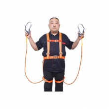高空作业安全带户外施工防坠落全身五点式耐磨保险套装安全绳