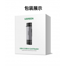 读卡器 绿联/UGREEN  SD卡 Type-C