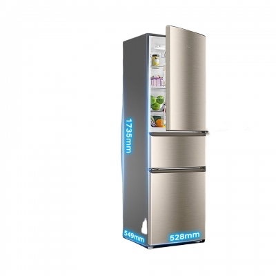 海尔（Haier）冰箱 218升 三门冰箱 租房家用 节能保鲜 低温补偿 软冷冻小冰箱